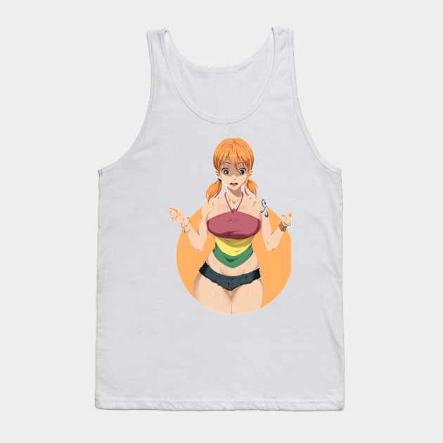 Nami // One Piece Strong World Tank Top by StayAlivePlz